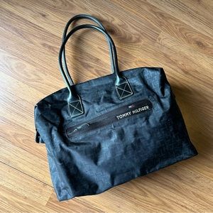 Women’s‎ Black Tommy Hilfiger Satchel Purse Bag